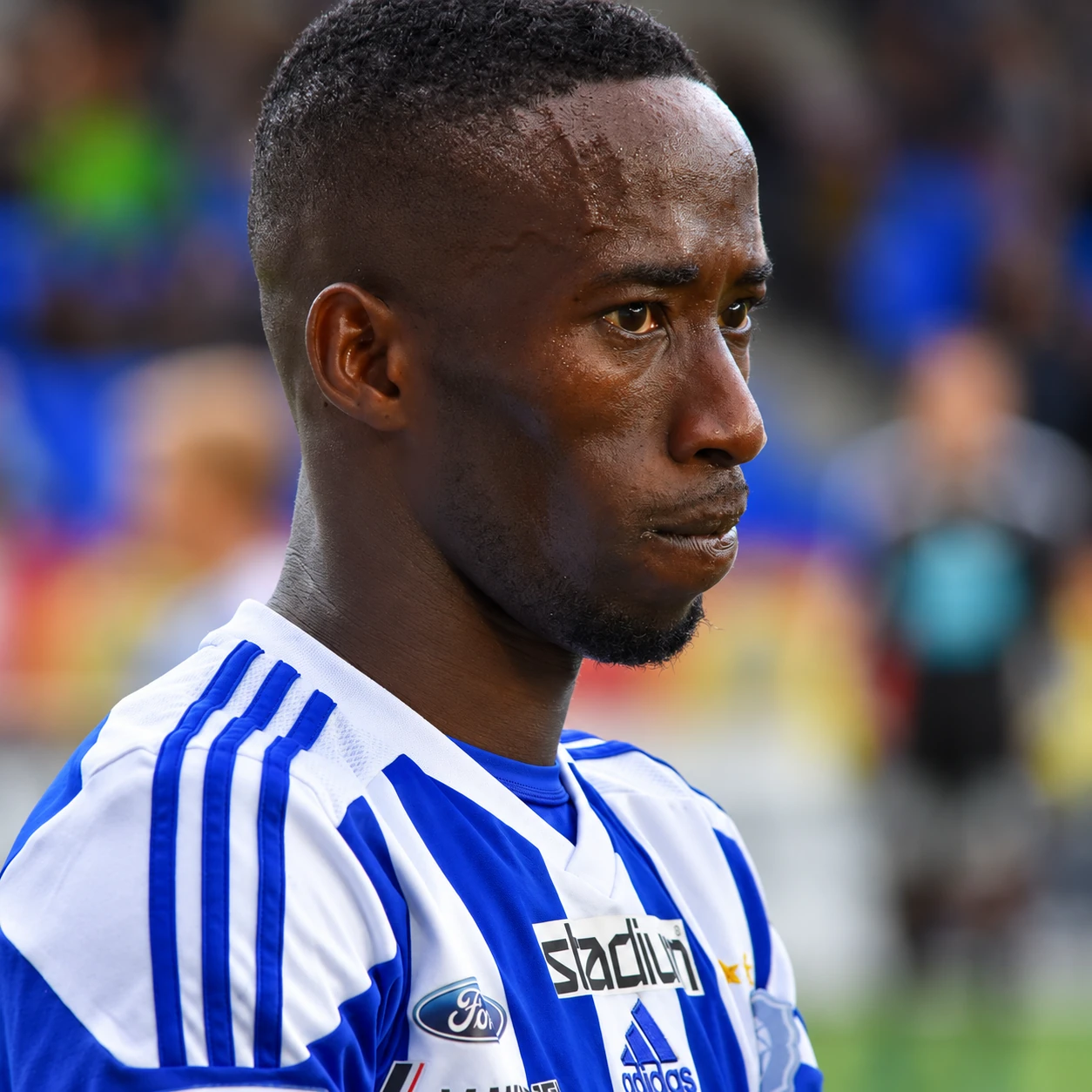 Resolution-enhanced Photograph of Demba Savage