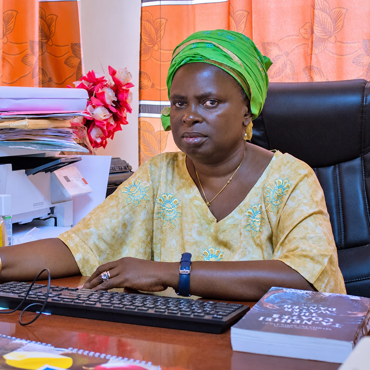 Resolution-enhanced Photograph of Isatou Ndow