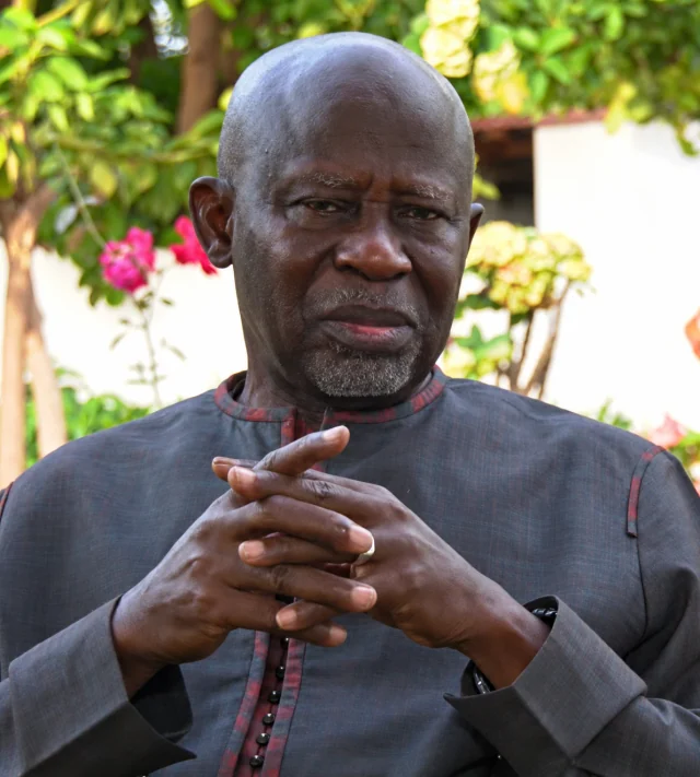 Resolution-enhanced Photograph of Ousainou Darboe